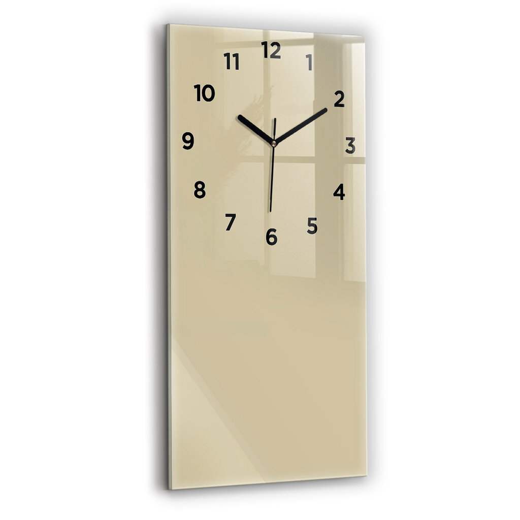 Sieninis laikrodis Smėlio spalvos spalva цена и информация | Laikrodžiai | pigu.lt