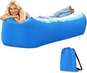 Надувная кровать синего цвета Lazy Bag Air цена и информация | Надувные и пляжные товары | pigu.lt