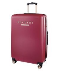 Didelis lagaminas Puccini L, raudonas kaina ir informacija | Lagaminai, kelioniniai krepšiai | pigu.lt