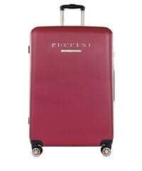 Didelis lagaminas Puccini L, raudonas kaina ir informacija | Lagaminai, kelioniniai krepšiai | pigu.lt
