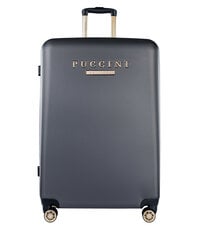 Didelis lagaminas Puccini L, pilkas kaina ir informacija | Lagaminai, kelioniniai krepšiai | pigu.lt