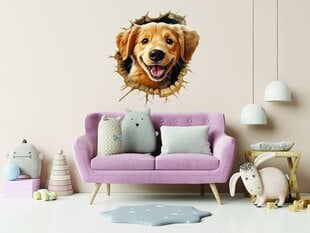 Interjero lipdukas Mielas šuniukas 3D kaina ir informacija | Interjero lipdukai | pigu.lt
