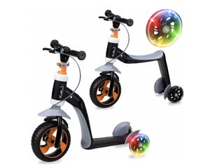 Трехколесный велосипед MoMi, черный/серый цена и информация | Самокаты | pigu.lt