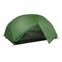 Двухместная палатка Naturehike Mongar 210T Ultralight, зелёная цена и информация | Палатки | pigu.lt