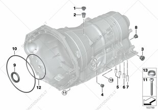 Комплект для замены масла в АКПП ZF 6HP19/21, BMW цена и информация | Детали трансмиссии | pigu.lt