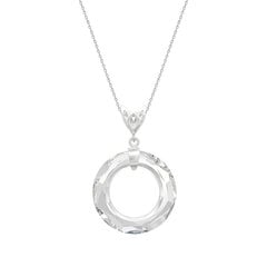 Серебряный кулон "Космическое Кольцо" с кристаллами Сваровски™ DS01K670 цена и информация | Украшения на шею | pigu.lt