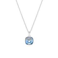 Серебряный кулон "Ослепительный Блеск (Aquamarine)" с кристаллами Сваровски™ DS01K673 цена и информация | Украшения на шею | pigu.lt