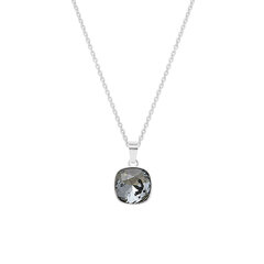 Серебряный кулон "Ослепительный Блеск (Silver Night)" с кристаллами Сваровски™ DS01K675 цена и информация | Украшения на шею | pigu.lt