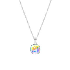 Серебряный кулон "Ослепительный Блеск (Aurora Borealis)" с кристаллами Сваровски™ DS01K677 цена и информация | Украшения на шею | pigu.lt