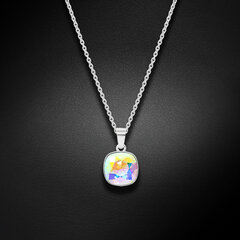 Серебряный кулон "Ослепительный Блеск (Aurora Borealis)" с кристаллами Сваровски™ DS01K677 цена и информация | Украшения на шею | pigu.lt