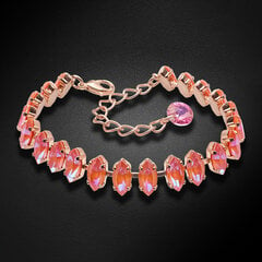 Браслет "Орнелла II (Orange Glow DeLite)" с кристаллами Swarovski™ DS00B535 цена и информация | Женские браслеты | pigu.lt