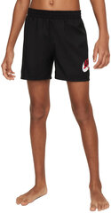 Nike Шорты Для Купания Nk B Scribble 4'' Volley Short Black NESSE806 001 NESSE806 001/M цена и информация | Плавки для мальчиков | pigu.lt