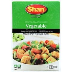 Смесь специй для вегетарианских блюд карри, Shan, 100 г цена и информация | Специи, наборы специй | pigu.lt