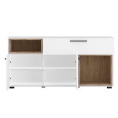 Komoda Aatrium Marlow, 135x42x65 cm, balta kaina ir informacija | Komodos | pigu.lt