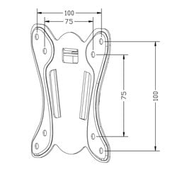 Maclean MC-715N 13"-27" kaina ir informacija | Televizorių laikikliai, tvirtinimai | pigu.lt