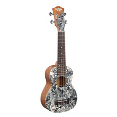Soprano ukulelė Cascha Art Sketch HH 2601 kaina ir informacija | Gitaros | pigu.lt