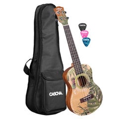 Tenorinė ukulelė Cascha Art Leafy HH 2610 kaina ir informacija | Gitaros | pigu.lt