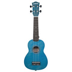 Soprano ukulelė Cascha Linden mėlyna HH 3962 kaina ir informacija | Gitaros | pigu.lt