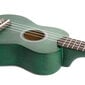 Soprano ukulelė Cascha Linden žalia HH 3963 kaina ir informacija | Gitaros | pigu.lt