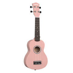 Soprano ukulelė Cascha Linden rožinė HH 3968 kaina ir informacija | Gitaros | pigu.lt
