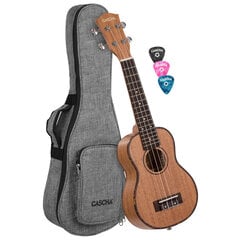 Soprano ukulelė Cascha Mahogany HH 2026 kaina ir informacija | Gitaros | pigu.lt