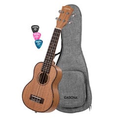 Soprano ukulelė kairiarankiams Cascha Mahogany HH 2026L kaina ir informacija | Gitaros | pigu.lt