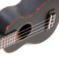 Soprano ukulelė Cascha Mahogany juoda HH 2262 kaina ir informacija | Gitaros | pigu.lt