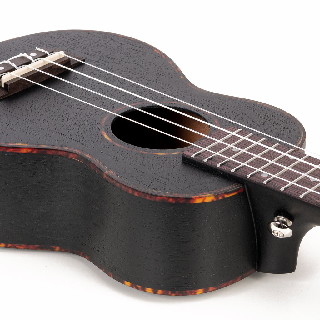 Soprano ukulelė Cascha Mahogany juoda HH 2262 kaina ir informacija | Gitaros | pigu.lt