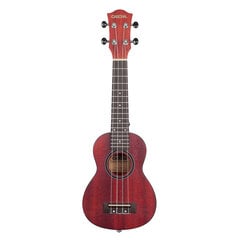 Soprano ukulelė Cascha Mahogany raudona HH 2263 kaina ir informacija | Gitaros | pigu.lt