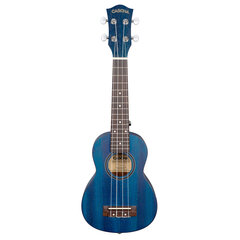Soprano ukulelė Cascha Mahogany mėlyna HH 2266 kaina ir informacija | Gitaros | pigu.lt