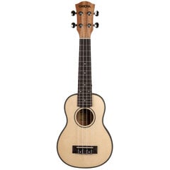 Soprano ukulelė Cascha Spruce Solid Top HH 2148 kaina ir informacija | Gitaros | pigu.lt