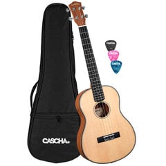 Baritono ukulelė Cascha Spruce Solid Top HH 2244 kaina ir informacija | Gitaros | pigu.lt