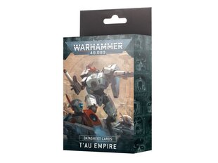 Дополнение к игре Warhammer 40K Datasheet Cards: T'au Empire на английском языке. Datasheet Cards: T'au Empire, 56-02 цена и информация | Настольные игры, головоломки | pigu.lt