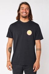 Marškinėliai vyrams RipCurl 0FNMTE, juodi цена и информация | Мужские футболки | pigu.lt