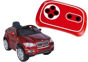 Nuotolinio valdymo pultas elektromobiliui BMW X6X6, raudonas kaina ir informacija | Elektromobiliai vaikams | pigu.lt