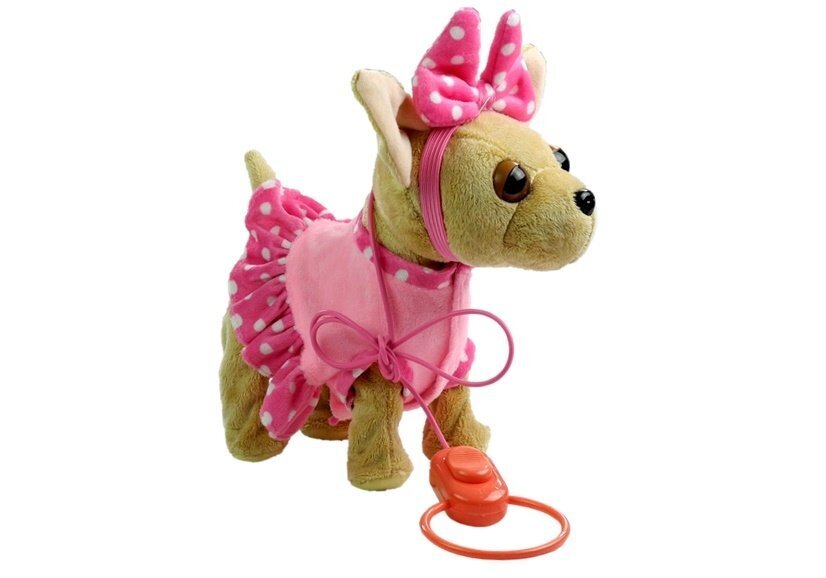 Interaktyvus šuniukas su pavadėliu ir priedais kaina ir informacija | Žaislai mergaitėms | pigu.lt