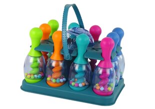 Žaislinis boulingo rinkinys su šviečiančiu kamuoliu Lean Toys kaina ir informacija | Žaislai mergaitėms | pigu.lt