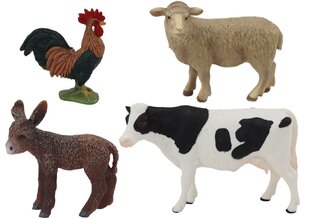 Набор фигурок животных с фермы 4 шт. цена и информация | Игрушки для мальчиков | pigu.lt