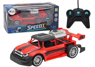 Nuotoliniu būdu valdomas automobilis su dūmų efektu, raudonas kaina ir informacija | Žaislai berniukams | pigu.lt
