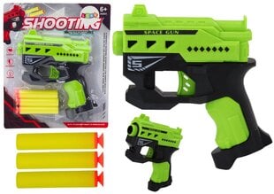 Мини-винтовка из пенопласта с дротиками, зеленая цена и информация | Игрушки для мальчиков | pigu.lt