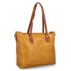 Moteriška rankinė pirkinių krepšys Herisson geltona цена и информация | Женские сумки | pigu.lt