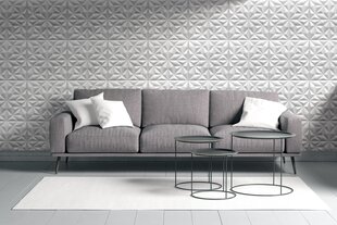 3D lubų apdailos plokštės Onyx Balta 2m2 - Už 8 vnt. Deccart kaina ir informacija | Lubų, sienų dekoro elementai | pigu.lt
