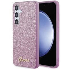 Guess GGUHCS24MHGGSHU S24+ S926 fioletowy|purple hardcase Glitter Script цена и информация | Чехлы для телефонов | pigu.lt