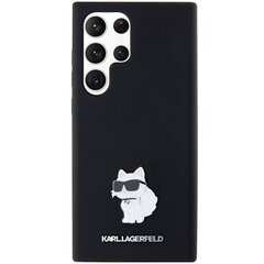 Karl Lagerfeld Silicone Choupette Metal Pin Hardcase kaina ir informacija | Telefono dėklai | pigu.lt