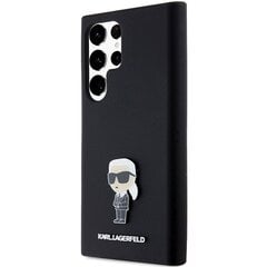 Karl Lagerfeld Silicone Ikonik Metal Pin Hardcase kaina ir informacija | Telefono dėklai | pigu.lt