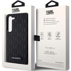 Karl Lagerfeld Saffiano Mono Metal Logo Hardcase kaina ir informacija | Telefono dėklai | pigu.lt