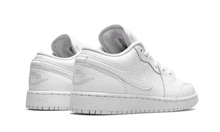 Sportiniai batai Air Jordan 1 Low Triple White цена и информация | Кроссовки для мужчин | pigu.lt