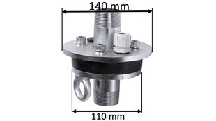Оголовок герметичный скважинный с нар.резьбой 110-125/32 (1 1/4″) цена и информация | Насосы для чистой воды | pigu.lt