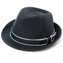 Skrybėlė šiaudinė unisex, Atlantic brims 60 cm. цена и информация | Мужские шарфы, шапки, перчатки | pigu.lt