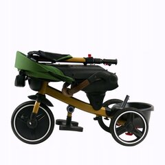 Многофункциональный трехколесный велосипед-толкатель Kidsee Partor, зеленый цена и информация | Трехколесные велосипеды | pigu.lt